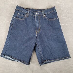 Levi's 550 Mens Relaxed Fit Denim Shorts Dark Wash Blue Size 30